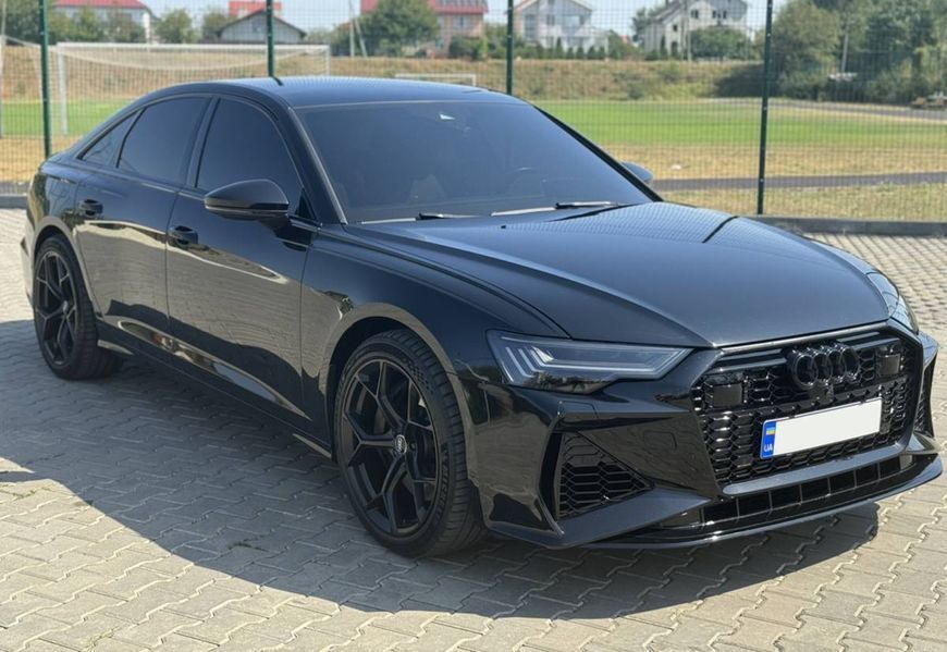 Комплект обвеса передний и задний бампер на Audi A6 C8 2018- в стиле RS6 429755 фото