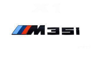 Автологотип емблема напис BMW M35i Black Shadow Edition чорний глянець 522763 фото