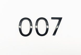 Автологотип емблема напис Zeekr 007 Black чорний глянець 522823 фото