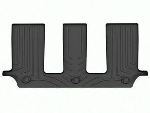 3D килимки для Rivian R1S 2021- чорні 3 ряд WeatherTech 4417773 426543 фото