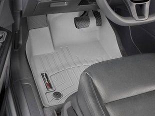 3D килимки для Volkswagen Atlas 2017- сірі передні WeatherTech 4610841 141414 фото