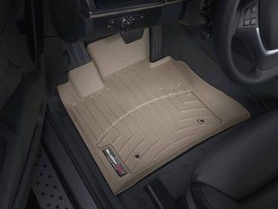3D коврики для BMW X5 E70, X6 E71 2006-2013 бежевые передние WeatherTech 450951 46229 фото