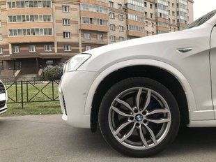 Расширители арок (M-Paket) на BMW X3 F25 2014-2017 429866 фото