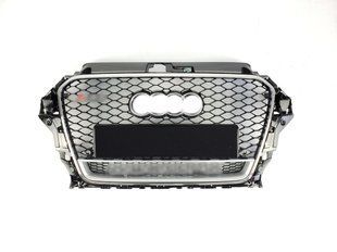 Решітка радіатора на Audi A3 2012-2016 стиль RS3 Chrome Black 427267 фото