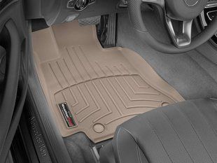 3D коврики для Mercedes E-class W213 2016- бежевые передние WeatherTech 459731 46585 фото