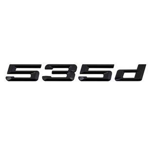 Автологотип емблема напис BMW 535d Black Shadow Edition чорний глянець 363707 фото