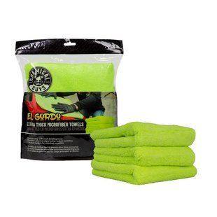 Мікрофібровий рушник Chemical Guys El Gordo Extra Thick Microfiber Towel Green 40 x 40 см 408549 фото