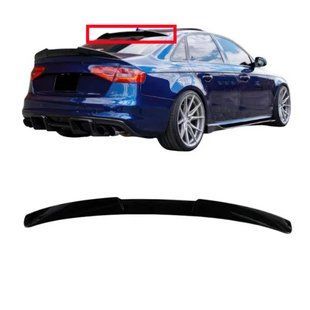 Спойлер бленда заднього вікна на Audi A4 B8 2011-2015 чорний глянець 431438 фото