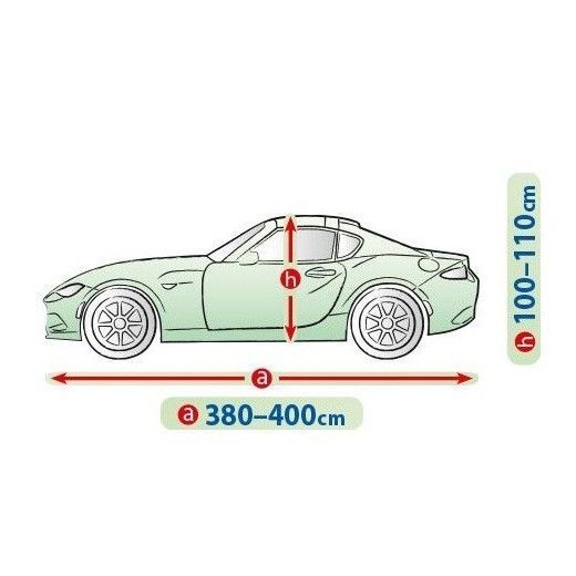 Автомобільний чохол тент Kegel Mobile Garage S Coupe 380-400см 5-4140-248-3020 423745 фото
