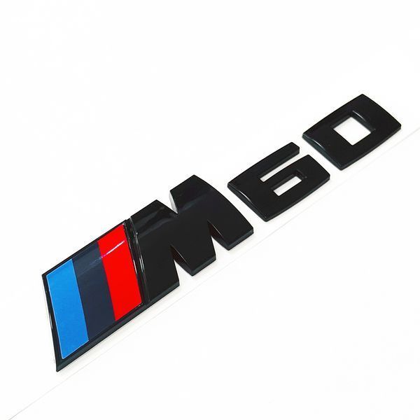 Емблема напис BMW i5 M60 Black Shadow Edition чорний глянець 523220 фото