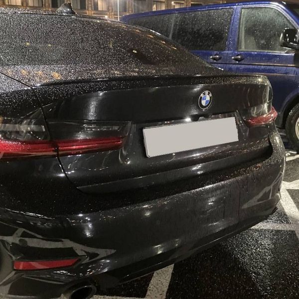 Спойлер на BMW 3 G20 2018- M340 Original Factory чорний глянець 428799 фото Спойлер на BMW 3 G20 2018- M340 Original Factory чорний глянець 428799 фото