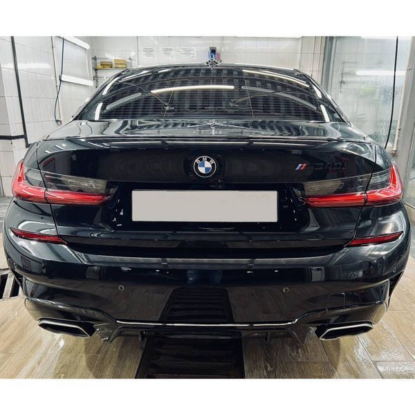 Спойлер на BMW 3 G20 2018- M340 Original Factory чорний глянець 428799 фото Спойлер на BMW 3 G20 2018- M340 Original Factory чорний глянець 428799 фото
