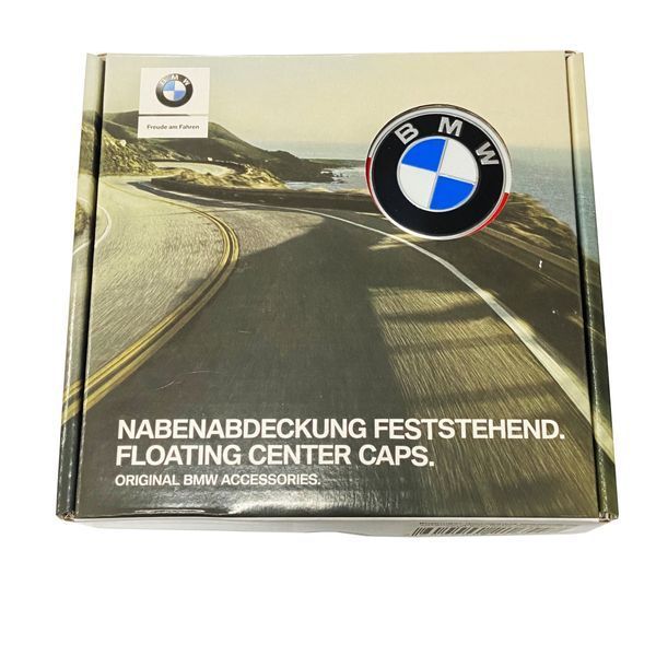 Комплект фиксированных колпачков на титановые диски BMW 68мм для F серии 50th anniversary 521654 фото