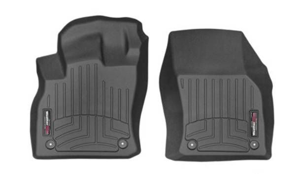 3D килимки для Audi Q3 2018- чорні передні WeatherTech 4415441 141423 фото