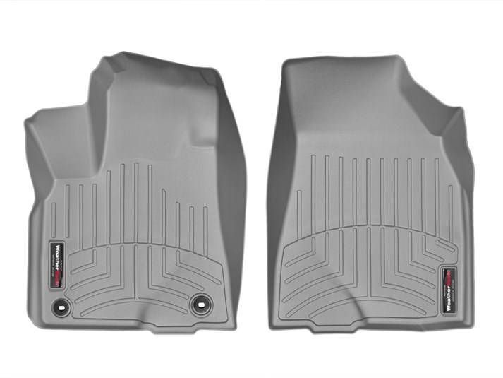 3D коврики для Toyota Highlander 2014- cерые передние WeatherTech 466321 46798 фото
