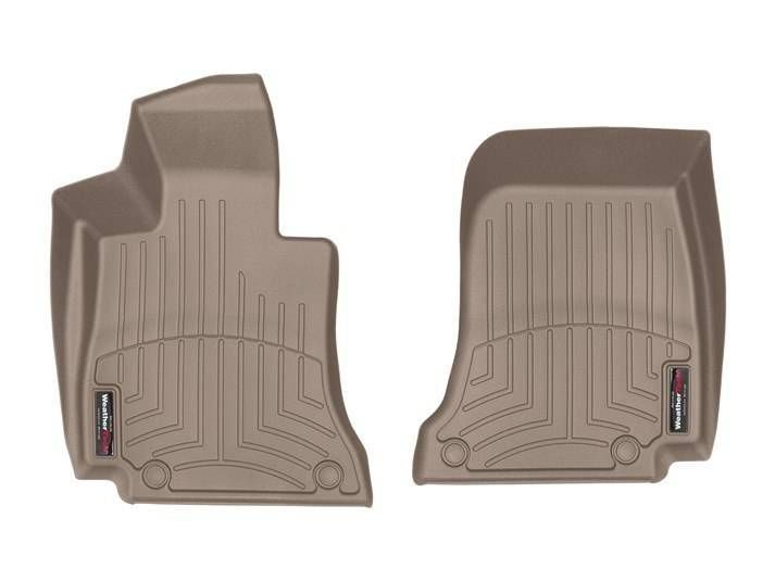 3D килимки для Mercedes E-class W213 2016- бежеві передні WeatherTech 459731 46585 фото