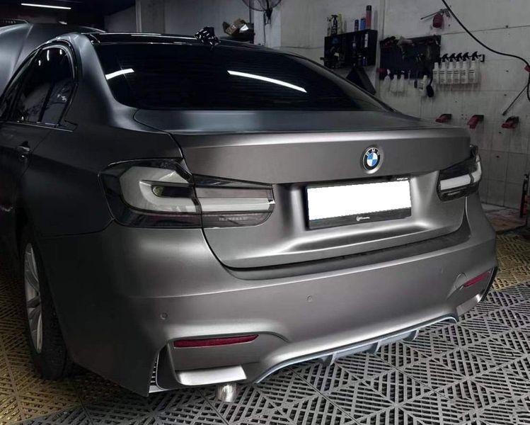 Задние фонари на BMW 3 Series F30 2013-2016 черный LED стиль G30 look 430387 фото