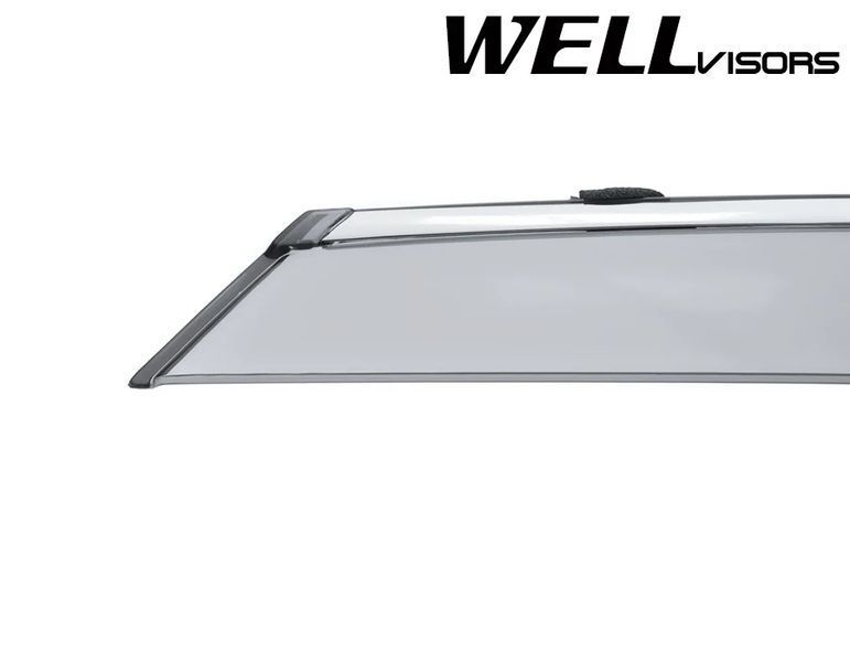 Дефлекторы окон на Infiniti QX50 2016-2017 с хром молдингом Wellvisors 3-847IN014 418510 фото