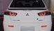 Задні ліхтарі на Mitsubishi Lancer X 2007-2017 LED чорні стиль JDM 430815 фото 2
