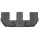 3D коврики для Volvo XC90 2015- черные 3 ряд WeatherTech 448283 47054 фото 1