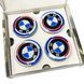 Комплект фиксированных колпачков на титановые диски BMW 68мм для F серии 50th anniversary 521654 фото 1