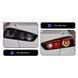 Задні ліхтарі на Mitsubishi Lancer X 2007-2017 LED чорні стиль JDM 430815 фото 5