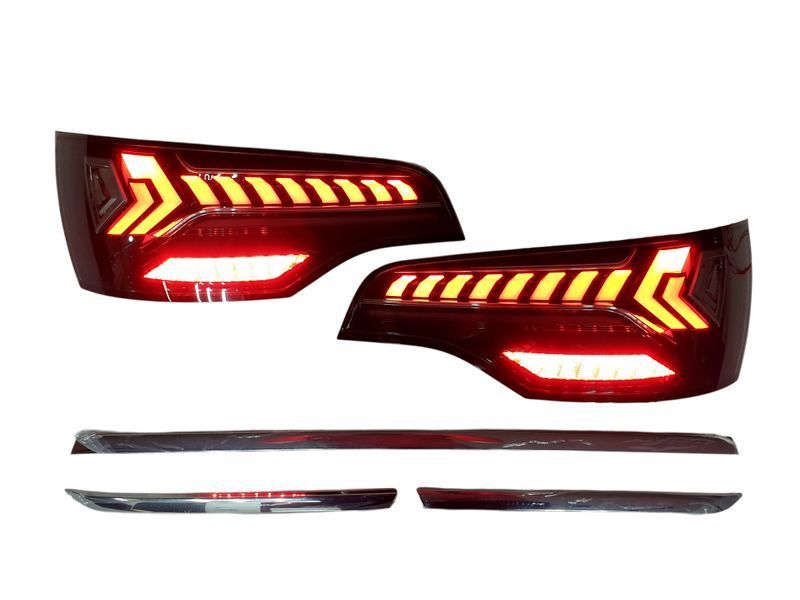 Задние фонари Led (Smoke) на Audi Q7 4L 2005-2015 года 522806 фото