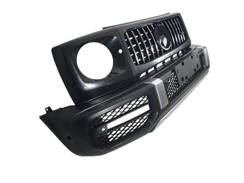 Передній бампер на Mercedes G-class W463 1990-2018 стиль G63 AMG 2018 V2 428703 фото