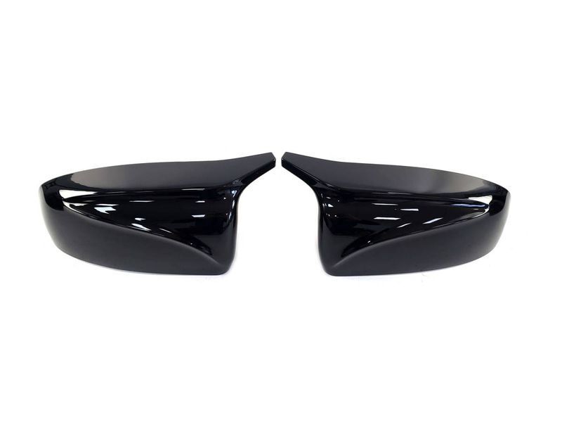 Накладки на зеркала Черный глянец (M-Look) на BMW X5 E70 2010-2013 429795 фото