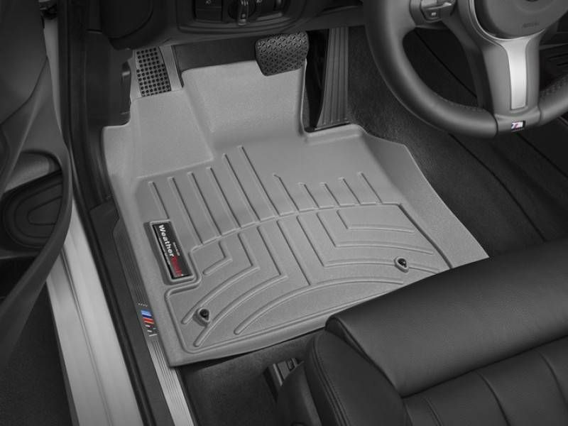 3D коврики для BMW X5 F15, X6 F16 2013- cерые передние WeatherTech 465591 141595 фото