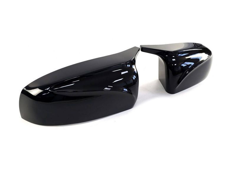 Накладки на зеркала Черный глянец (M-Look) на BMW X5 E70 2010-2013 429795 фото