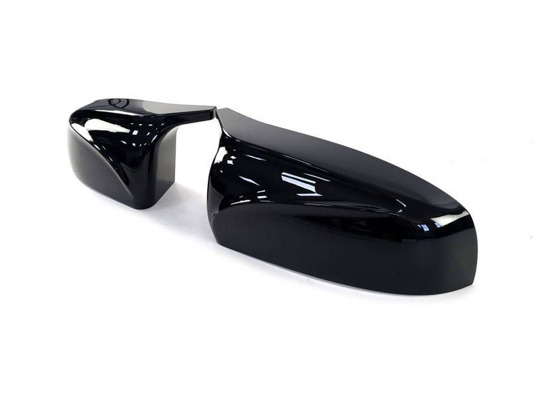 Накладки на зеркала Черный глянец (M-Look) на BMW X5 E70 2010-2013 429795 фото