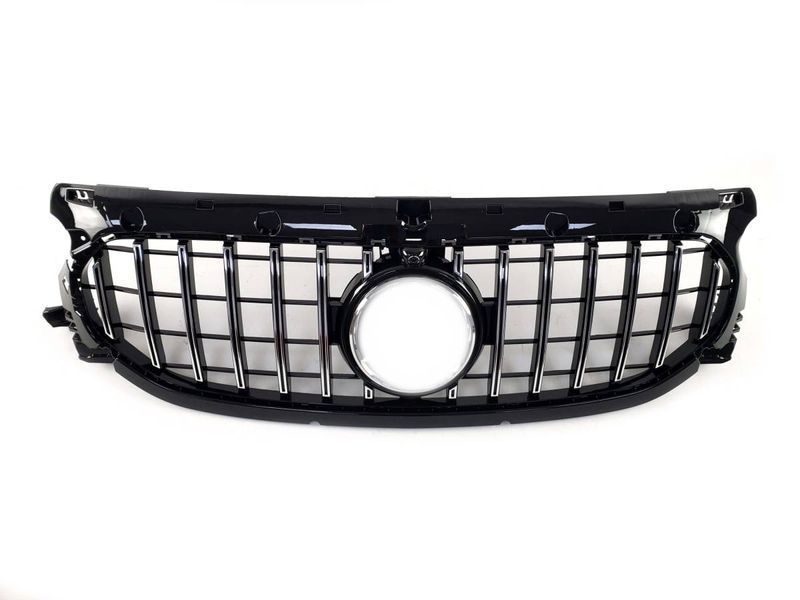Решетка радиатора на Mercedes GLA-class H247 2020- Normal GT Chrome Black 427681 фото