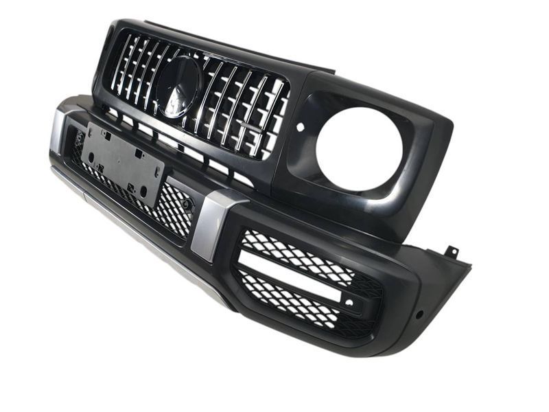 Передній бампер на Mercedes G-class W463 1990-2018 стиль G63 AMG 2018 V2 428703 фото