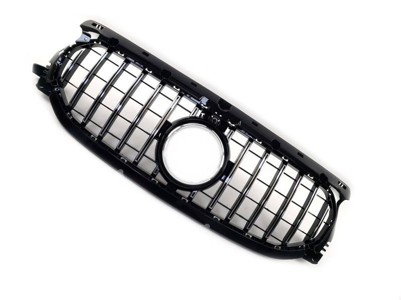 Решетка радиатора на Mercedes GLA-class H247 2020- Normal GT Chrome Black 427681 фото