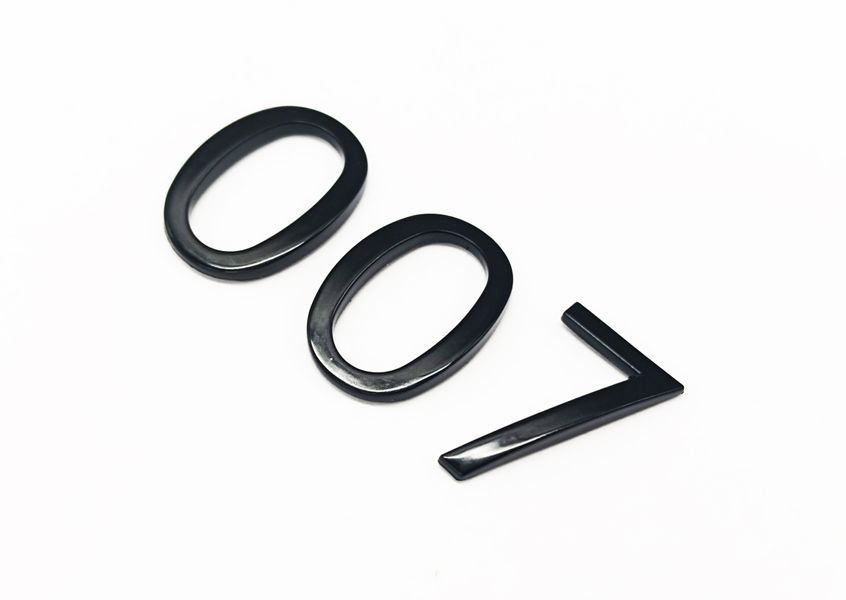 Автологотип эмблема надпись Zeekr 007 Black черный глянец 522823 фото