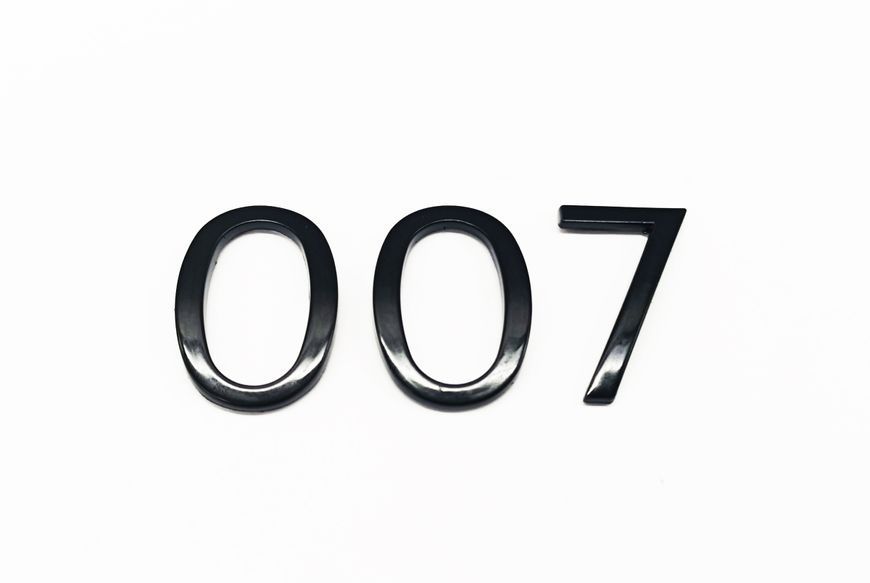 Автологотип эмблема надпись Zeekr 007 Black черный глянец 522823 фото