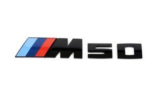 Автологотип емблема напис BMW M50 Black Shadow Edition чорний глянець 522764 фото
