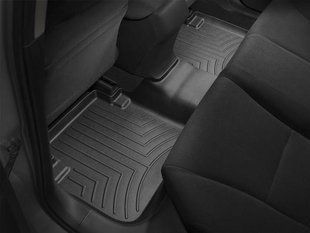 3D килимки для Honda Accord 2012-2017 Coupe чорні задні WeatherTech 444813 239873 фото