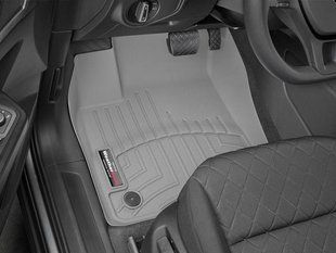 3D килимки для Volkswagen Atlas 2017- сірі передні без кріплень WeatherTech 4615501 239890 фото