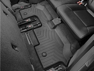 3D килимки для Volkswagen Atlas 2017- чорні 3 ряд WeatherTech 4410843 141420 фото