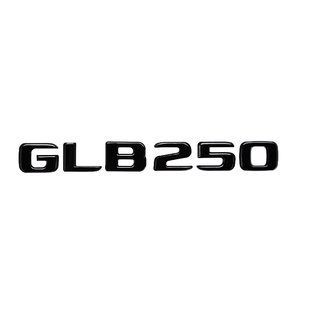 Автологотип емблема напис Mercedes GLB250 Black Package чорний глянець 522907 фото