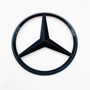 Задня емблема Mercedes-Benz GLE W167 2018- чорний глянець A1678171200 425716 фото