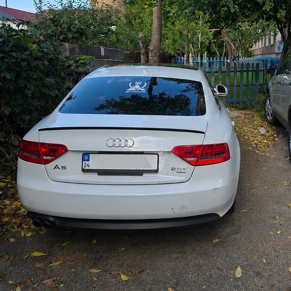 Спойлер на Audi A5 2007-2016 Coupe стиль S-Line черный глянец 522460 фото