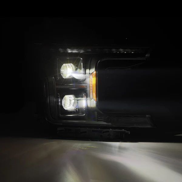 Альтернативна оптика передня на Ford F-150 2018-2020 Alpharex LUXX-Series LED Projector Headlights Black 425419 фото