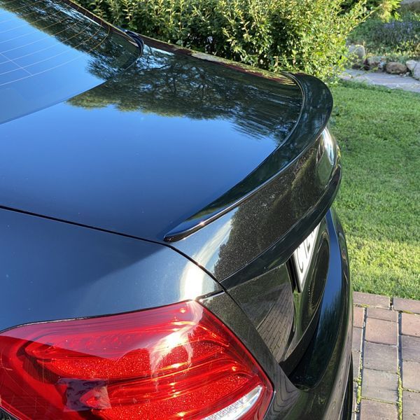 Спойлер на машину Mercedes E-class W213 2016-2020 E53 AMG черный глянец 428796 фото