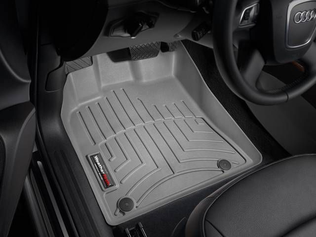 3D коврики для Audi Q5 2008-2016, Porsche Macan 2009- cерые передние WeatherTech 462301 46132 фото