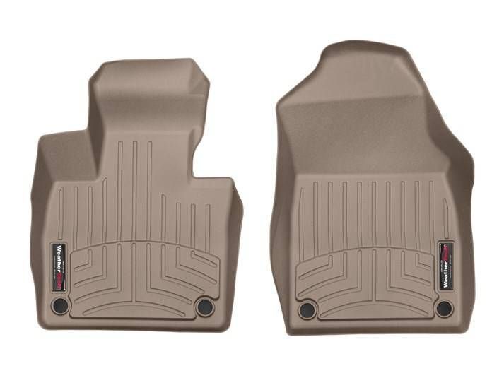 3D коврики для Volvo XC90 2015- бежевые передние WeatherTech 458281 47055 фото