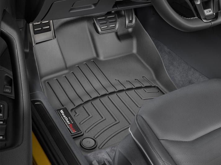 3D килимки для Volkswagen Arteon 2017- чорні передні WeatherTech 4413091 98360 фото