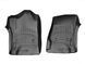 3D килимки для Cadillac Escalade, Chevrolet Silverado, Suburban, Tahoe, GMC Yukon 2015- чорні передні WeatherTech 446071 46258 фото 2